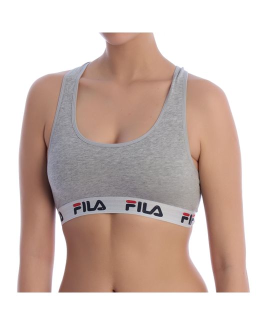 Fila Gray Sports Bra Fu6042