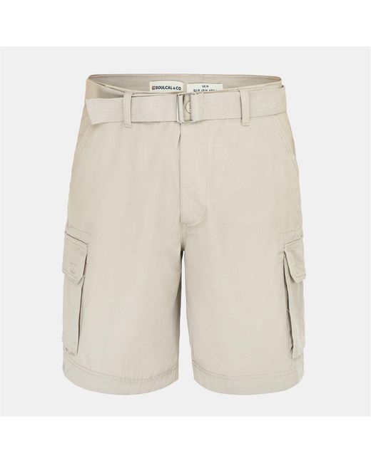SoulCal & Co California Natural Washed Shorts for men