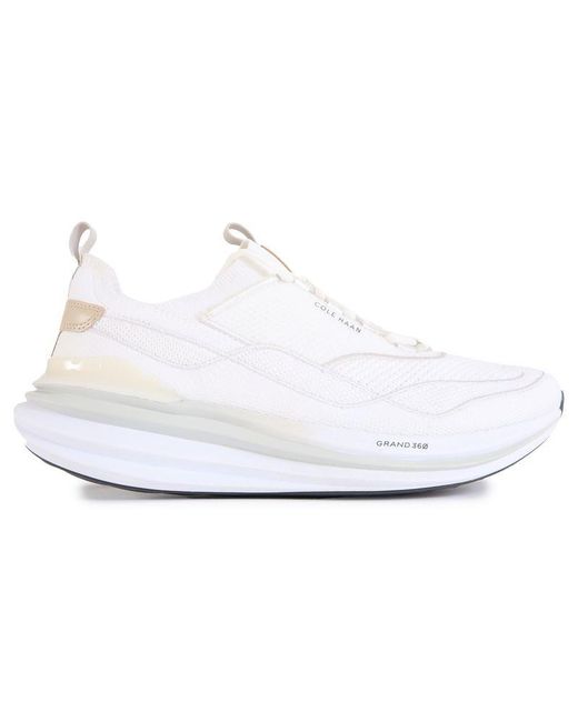 Cole Haan White Original Grand Quadstar Stitchlite Trainers for men