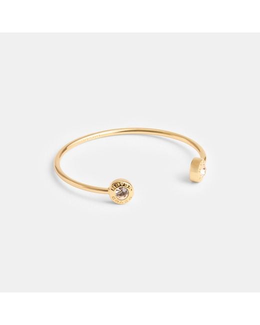 COACH Metallic Open Circle Cuff