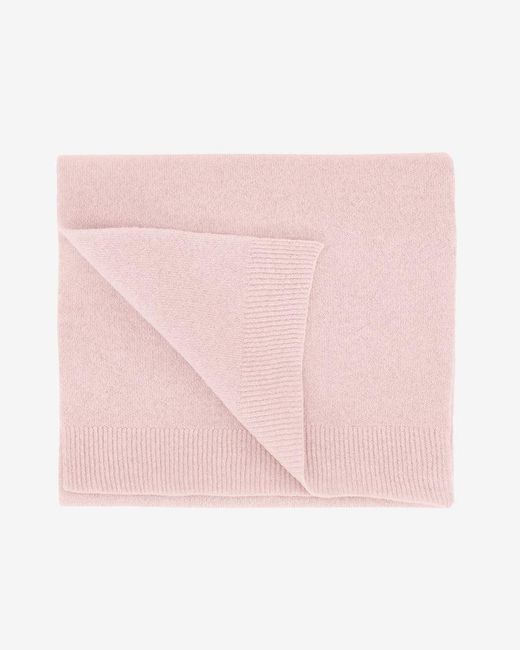 COLORFUL STANDARD Pink Merino Wool Scarf
