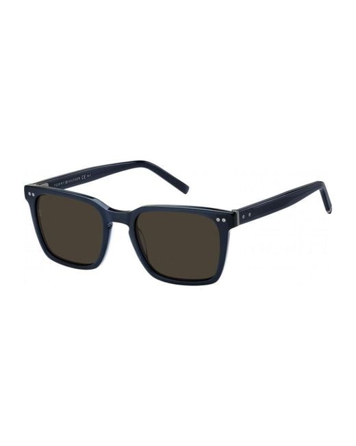Tommy Hilfiger Black Th 1971 S 53 Pjp Sunglasses for men