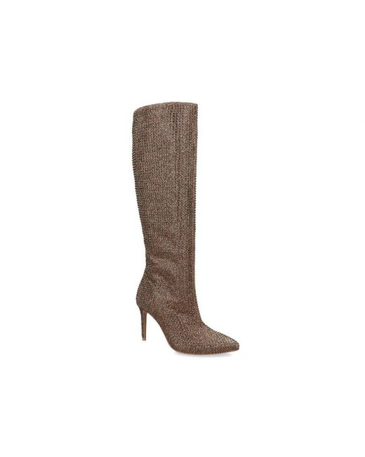 KG by Kurt Geiger Brown Story Boots Fabric