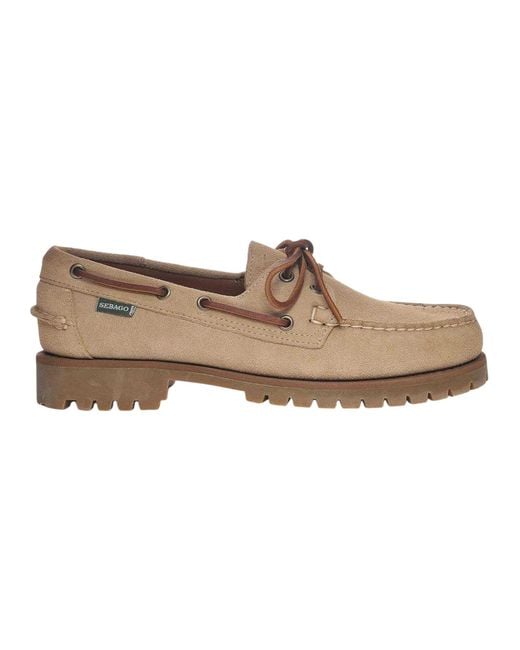 Sebago Brown Ranger Suede Moccasins Camel) for men