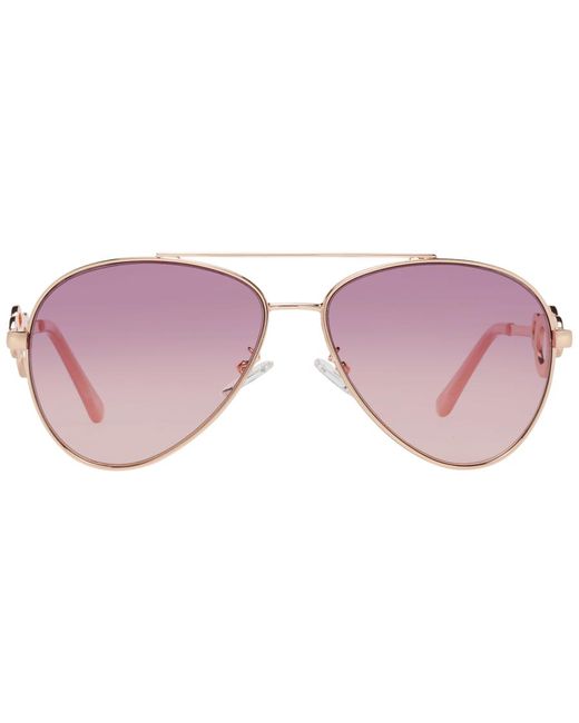 Guess Pink Sunglasses Gf0365 28Z Rose Gradient Metal (Archived)
