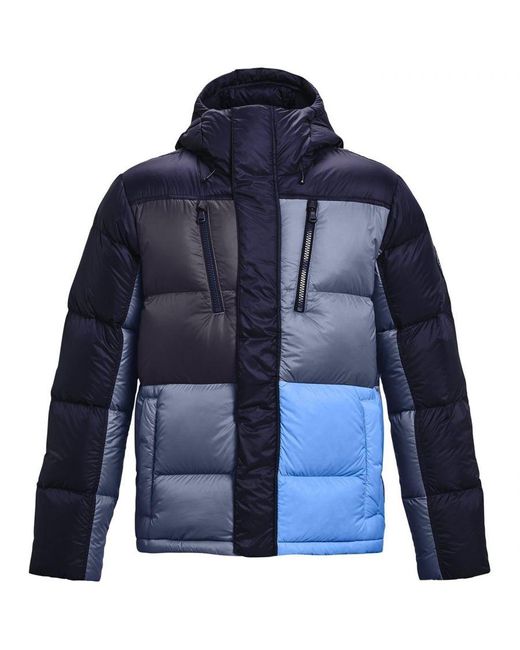 Under Armour Blue Cgi Down Jacket for men
