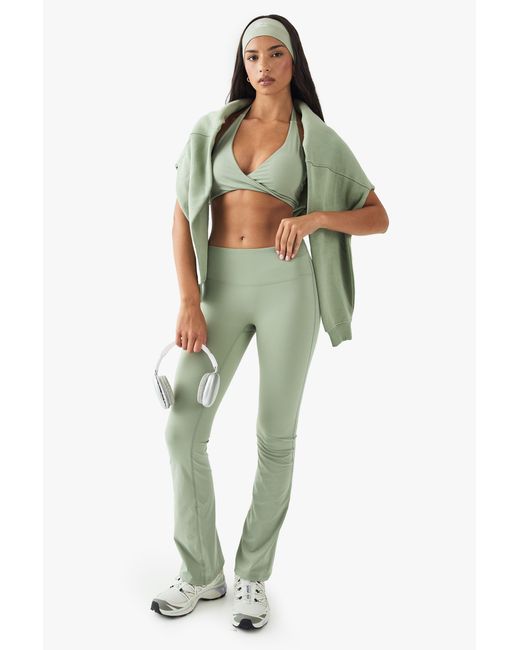 DSGN Studio Green Ultra Sculpt Flared Legging