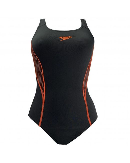 Speedo Black Placement / Swimsuit