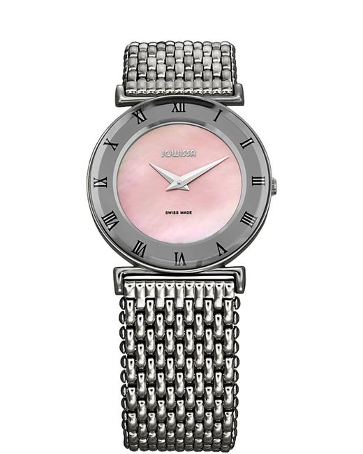 JOWISSA Black Roma Mol Mother Of Pearl Watch