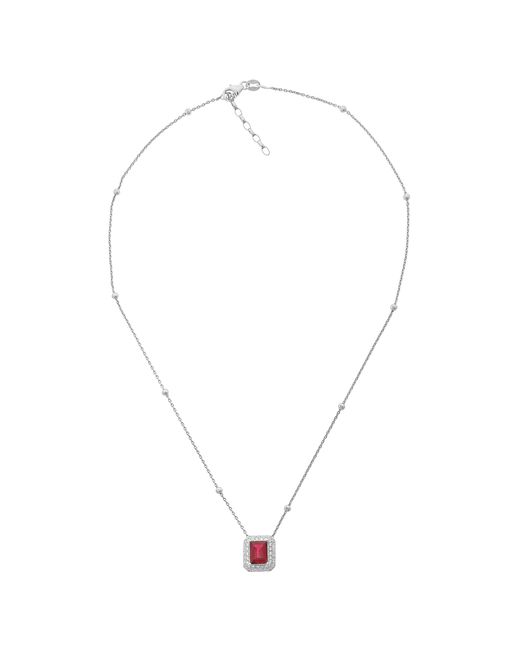 Orphelia Metallic 'Jackie' 925 Sterling Chain With Pendant