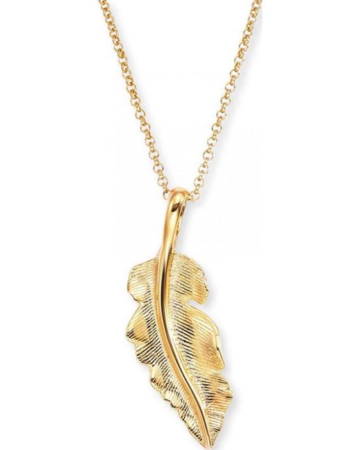 Engelsrufer Metallic Ern-Feder-G Ladies Feather Necklace