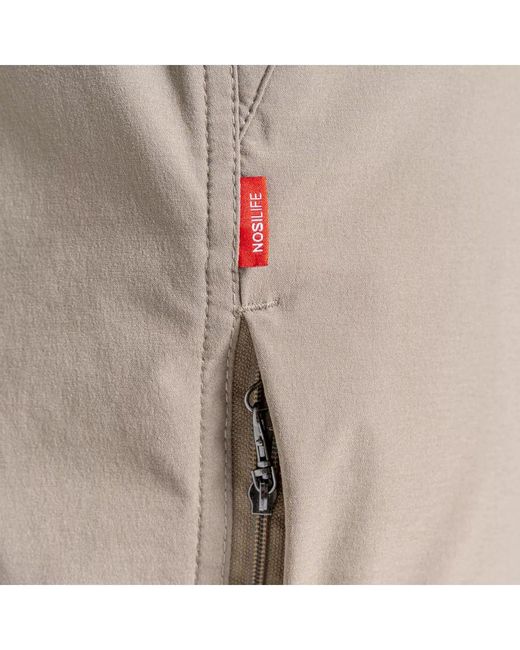 Craghoppers Gray Pro Ii Hiking Trousers (Pebble) for men