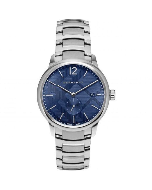 Burberry Metallic Bu10007 The Classic Stainless Steel Watch for men
