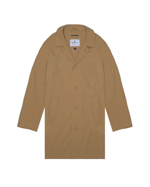 Aquascutum Natural Active Stretch Caban Trench Coat Khaki Jacket for men