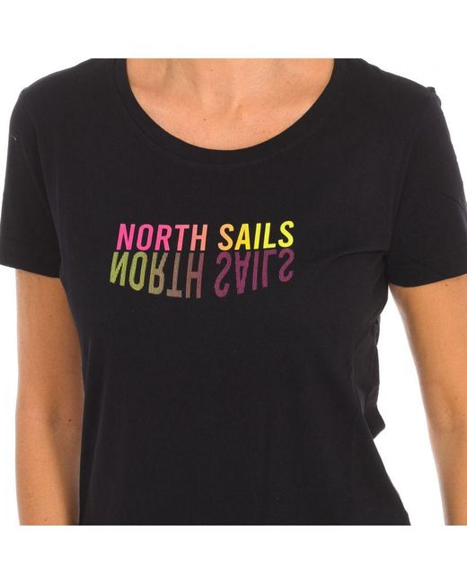 North Sails T-shirt Met Korte Mouwen 9024290 in het Black
