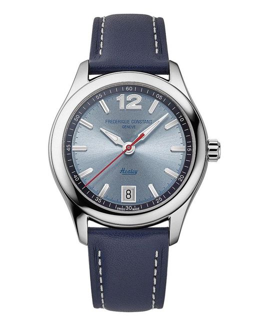 Frederique Constant Gray Frédérique Vintage Rally Healey Limited Edition Watch Fc-303Hlbn3B6 Leather