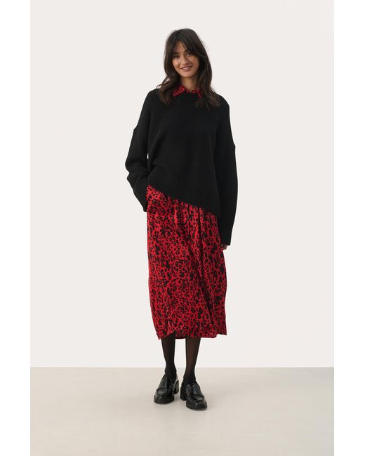 Part Two Pullover Regular Fit in het Black