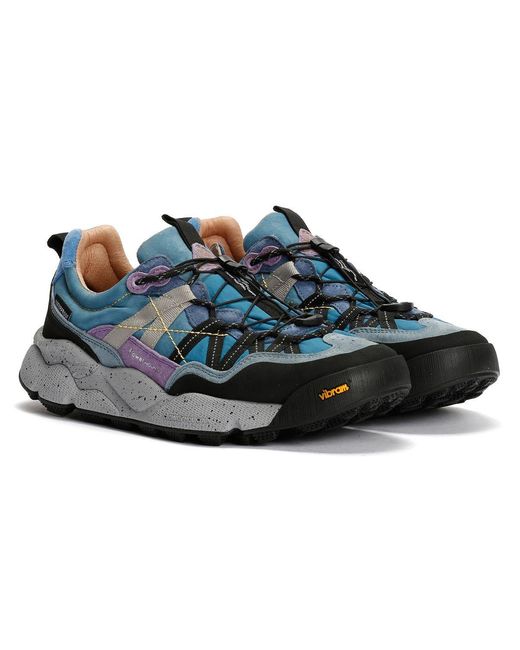 Flower Mountain Blue Iwano Suede/Nylon/ Trainers