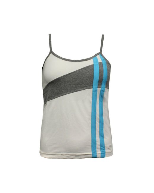 Fila Gray Off Tank Top Cotton