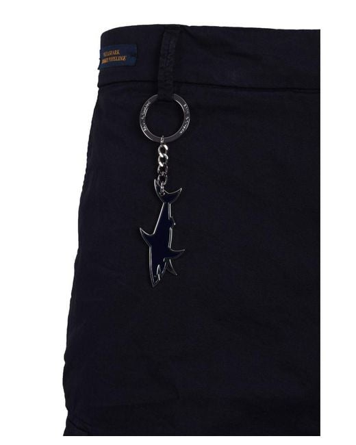Paul & Shark Blue And Cargo Shorts for men