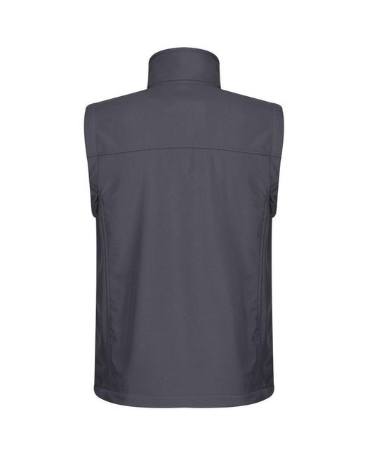 Regatta Blue Flux Softshell Bodywarmer Sleeveless Jacket Water Repellent And Wind Resistant (Seal) for men