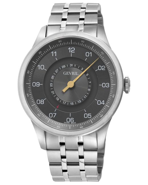 Gevril Gray Jones St. 2105 Swiss Automatic Sellita Sw200 Watch for men