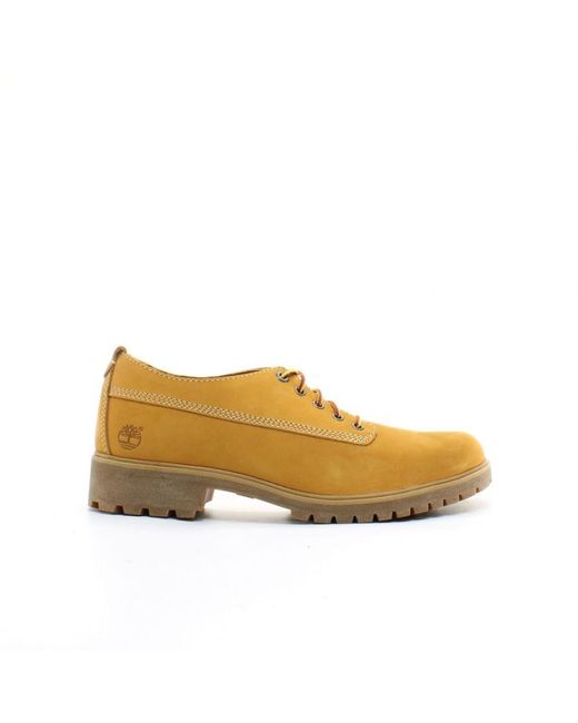 Timberland Yellow Earthkeepers Lyonsdale Oxford Shoes Lace Up Wheat 8520b Z54b Leather