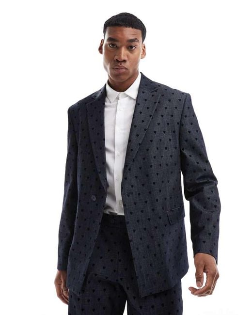 Viggo Tailoring Blue Eriksen Suit Jacket for men