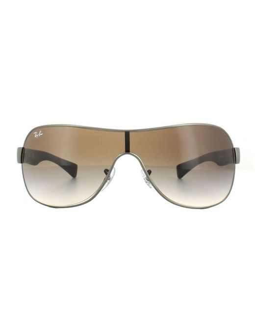 Ray-Ban Gray Sunglasses 3471 Gunmetal Metal Matt Gradient 029/13