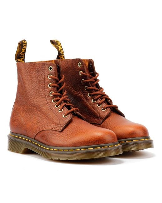 Dr. Martens Brown 1460 Pascal Ambassador Leather Tan Boots