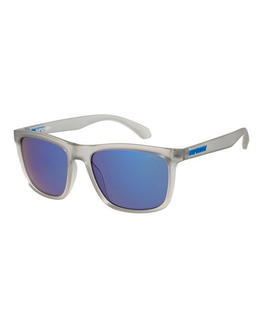 Superdry Blue Rectangle Frosted Mirror Sds-5015 for men