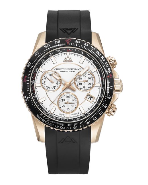 Christophe Duchamp Gray Dial Navitimer Chronograph Velocite V2 Watch 44Mm for men