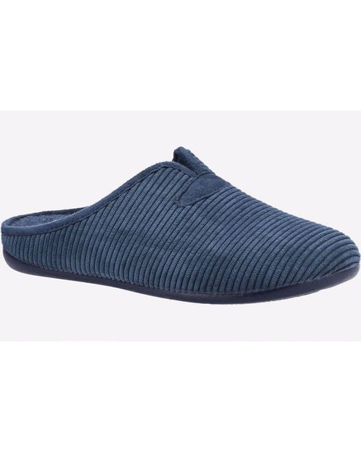 Cotswold Blue Blackbird Mule Slipper for men