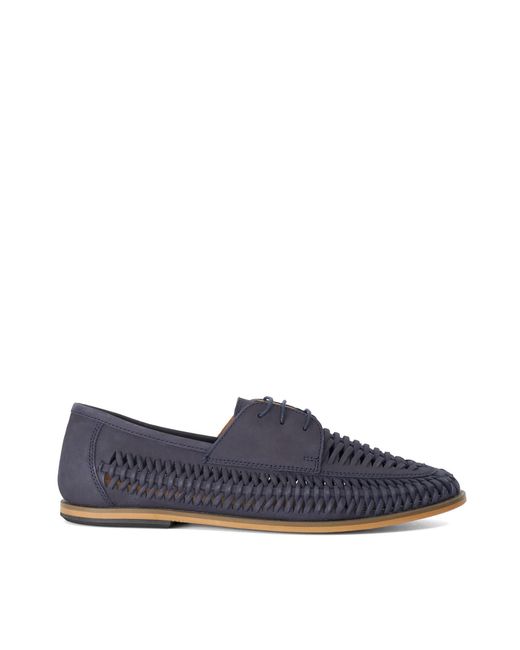Dune Blue Brinkley Nubuck Moccasin for men