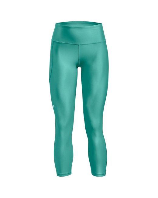 Under Armour Green Heatgear No Slip Waistband Ankle Leggings