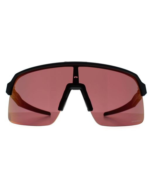 Oakley Black Rectangle Matte Prizm Field Sutro Lite for men