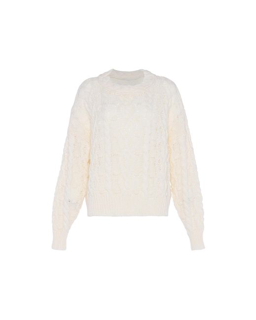 faina Jumper Wolwit in het White