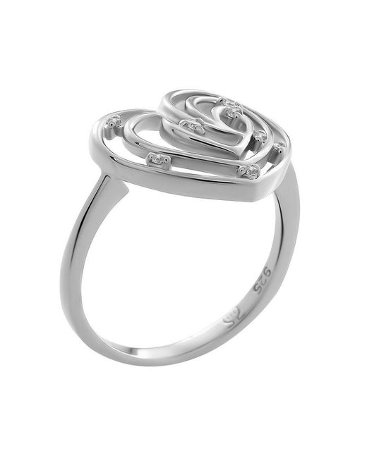 Orphelia Metallic 'Euphoria' 925 Sterling Ring