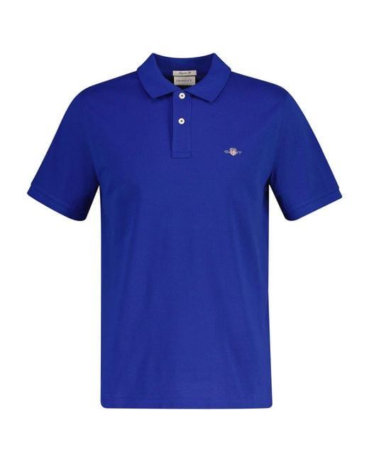 Gant Blue Polo Shirt for men
