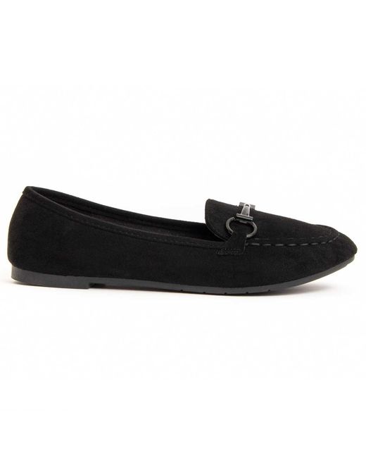 Montevita Black Ballet Flats Balleri9