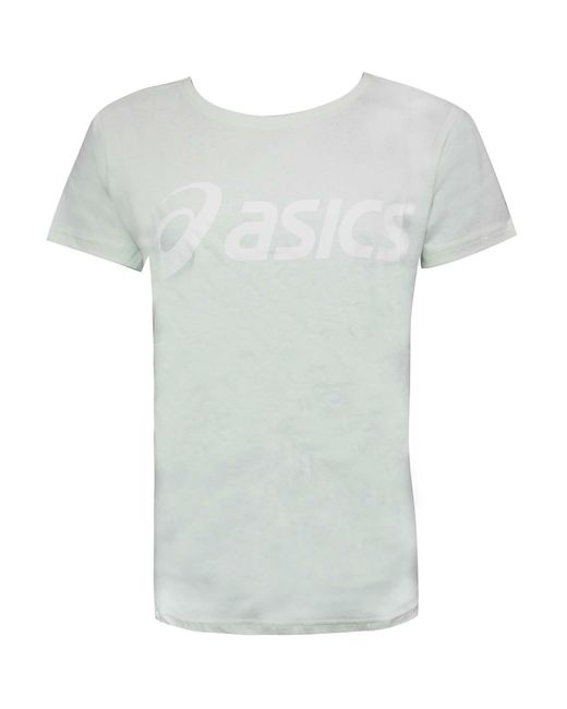 Asics Blue Logo Mint T-Shirt