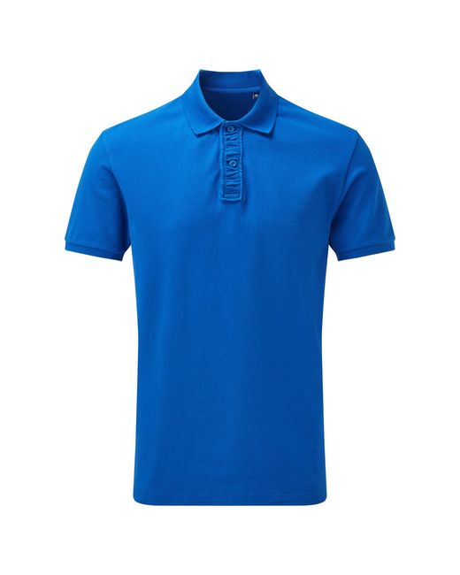 Asquith & Fox Blue Infinity Stretch Polo Shirt (Bright Royal) for men