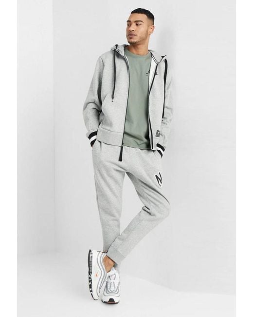 Nike Air Zip Through Tracksuit Set Full in White for Men Lyst UK