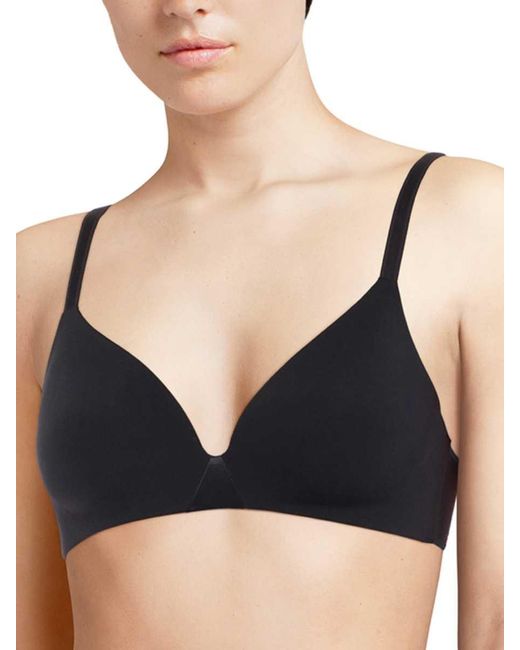 Chantelle Black Essentiall Wirefree Triangle T-Shirt Bra