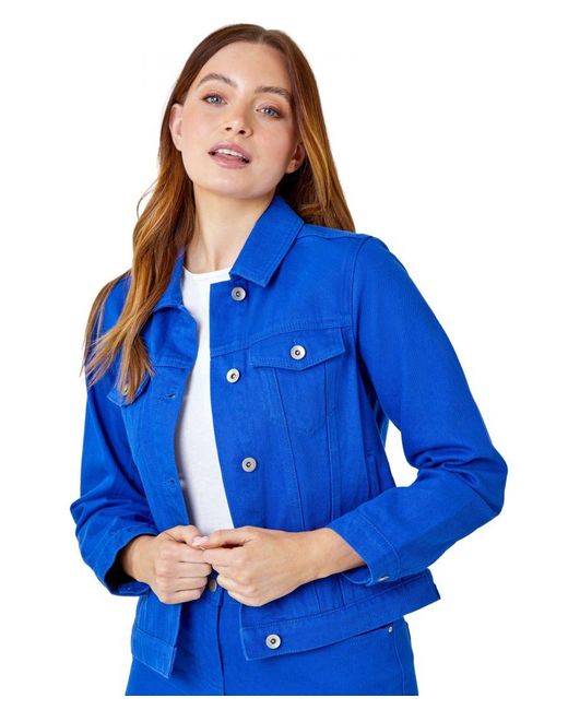Roman Blue Classic Cotton Denim Jacket