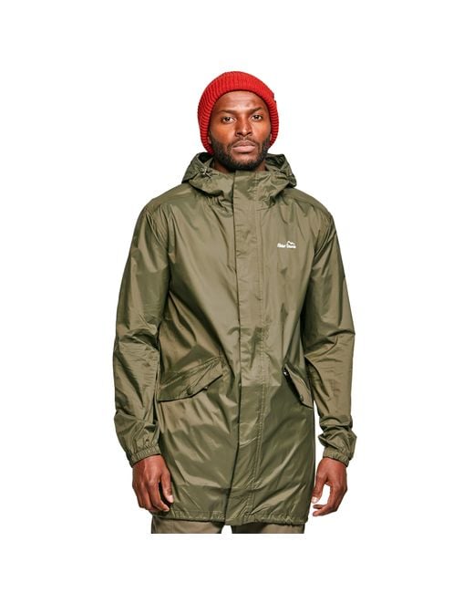 Peter Storm Green Parka-In-A-Pack Waterproof Jacket, Raincoat For Walking & Hiking for men