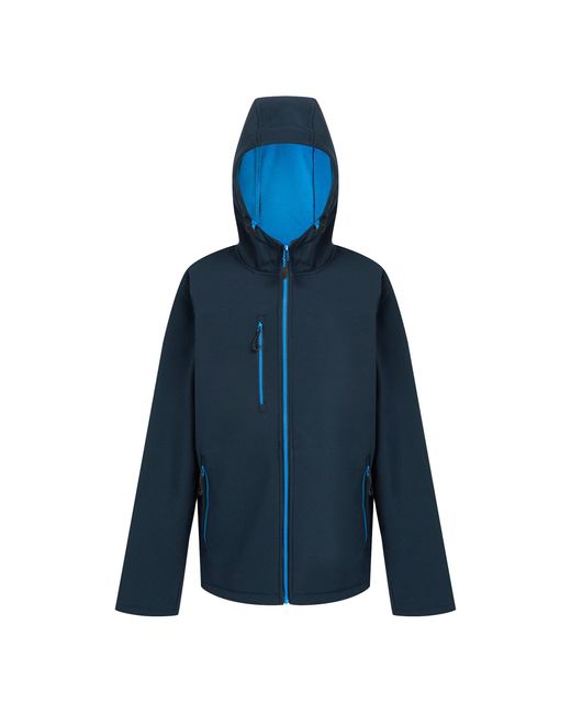 Regatta Blue Navigate 2 Layer Soft Shell Jacket /French) for men