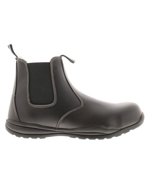 Tradesafe Gray Safety Boots Crush Leather Leather (Archived)
