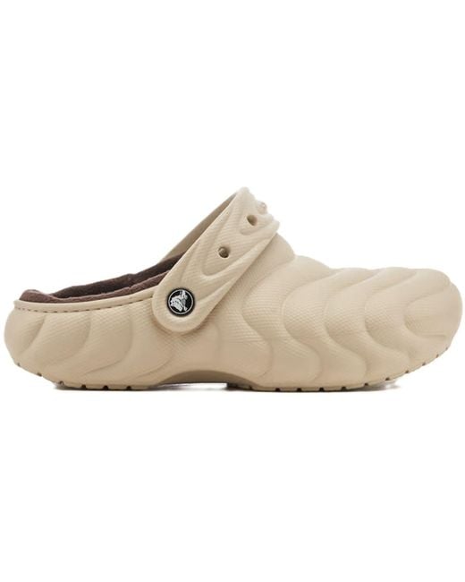 CROCSTM Natural Classic Lined Shuv Wave Patterned Clogs for men