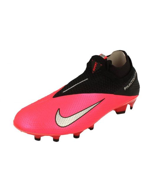 Nike Red Phantom Vsn 2 Elite Df Fg Football Boots for men